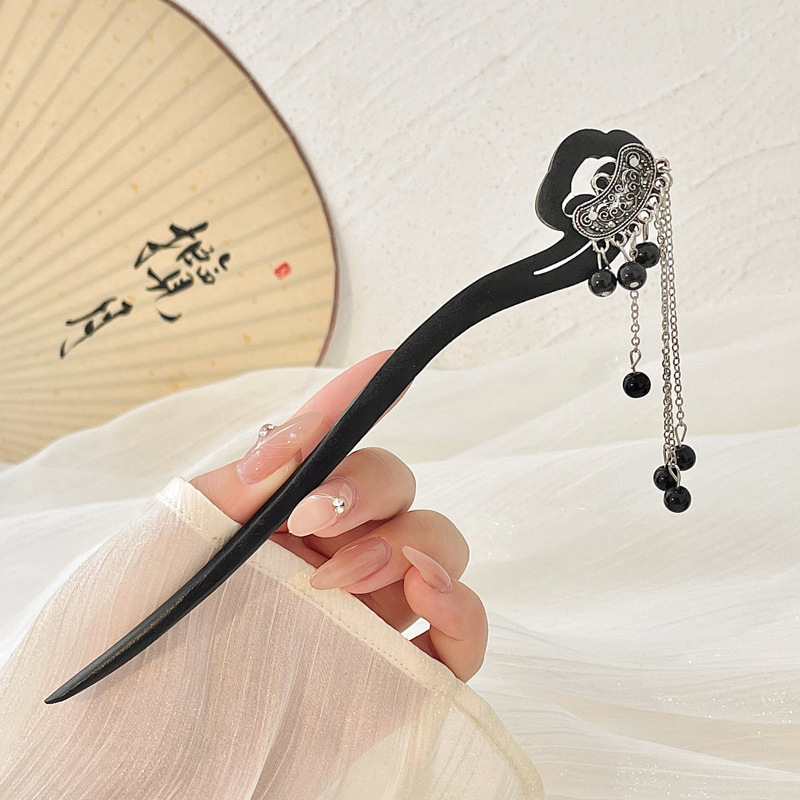 Nueva horquilla de estilo chino borla de alto grado para mujer horquilla diaria updo horquilla estilo antiguo hanfu hairpin tocado