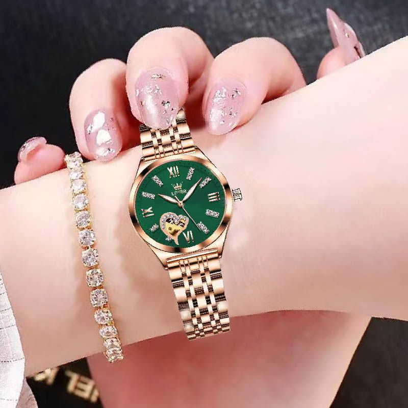New Stylish Women's Watch, Popular on Tiktok, Fashionable and Simple Quartz Watch for Women, Not a Mechanical Watch