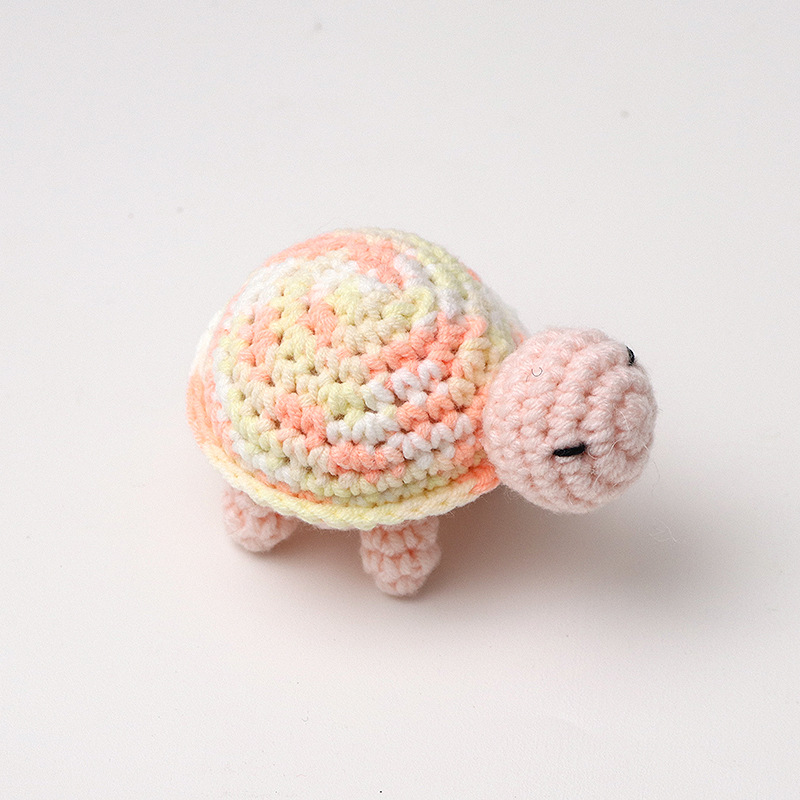 거북이 07 피부색 본체 02 살구꽃 노란색 껍질