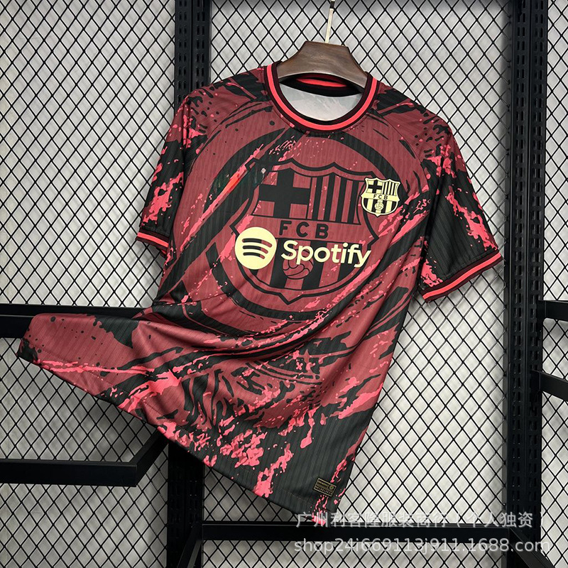 2526赛季热门新款足球服巴塞球衣系列主客场可印号跨境代发|undefined