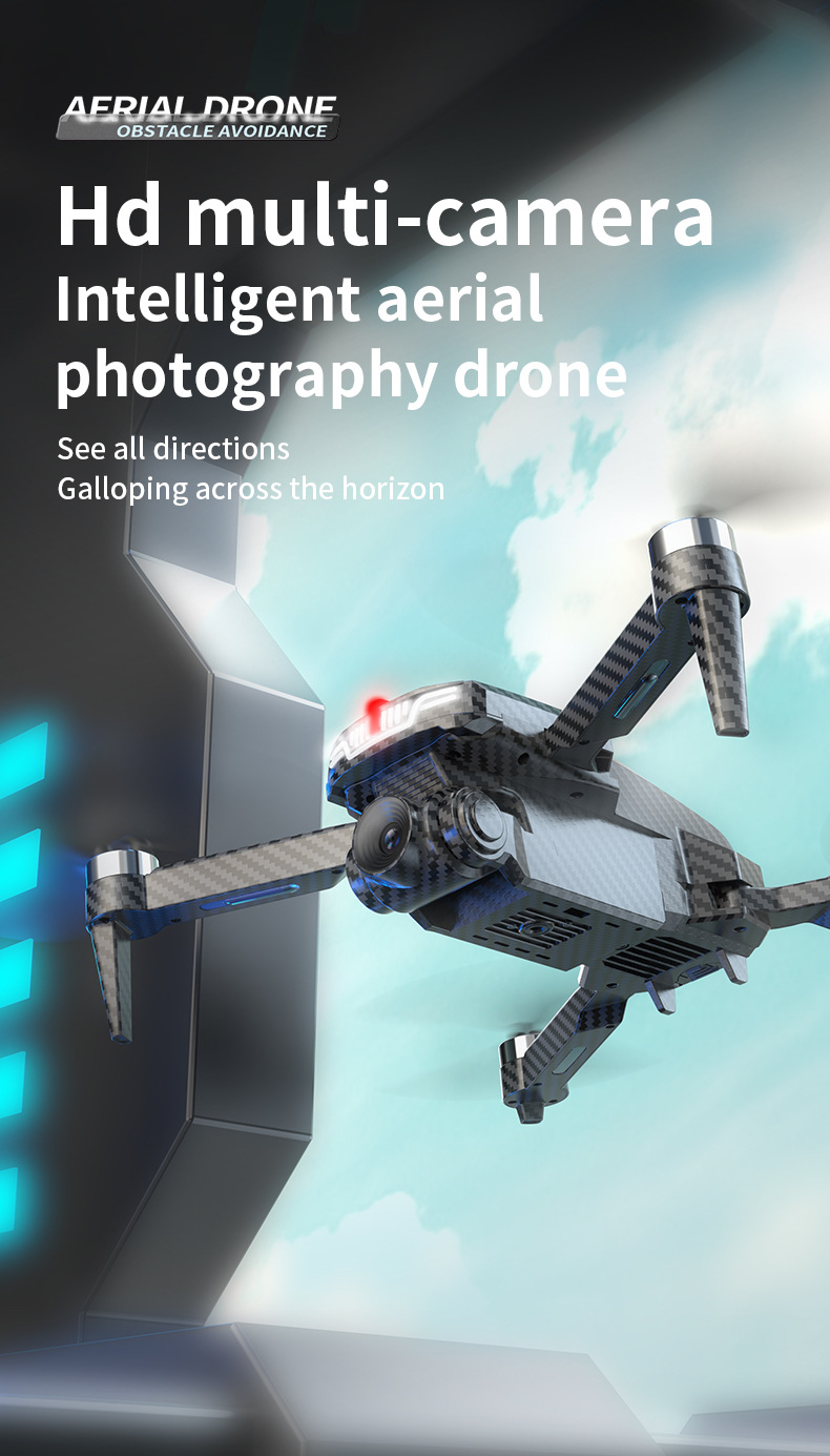 Grenzüberschreitende C13S-Drohne mit langer Flugdauer, hochauflösender 4K-Luftbildfotografie und optischer Hindernisvermeidung,_voghion.com