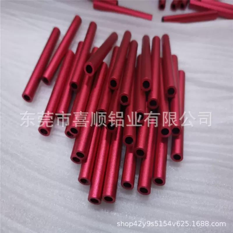 6061小铝管加工     6063铝合金管喷砂阳极氧化加工     管材加工