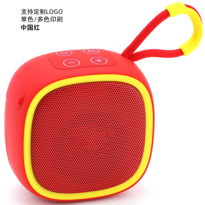Nuevo altavoz Bluetooth transfronterizo, altavoz portátil de regalo con ranura para tarjetas, mini altavoz Bluetooth inalámbrico para exteriores.