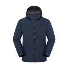 户外软壳衣防水防风保暖外套纯色开衫连帽钓鱼服可团购印LOGO2411