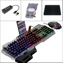 2025新款适用于安卓电脑手机键盘通用鼠标套装练习打字云游戏