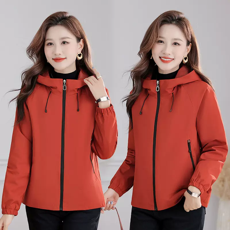 春秋户外登山服休闲外套耐磨夹克印制logo工装防风防水加绒冲锋衣