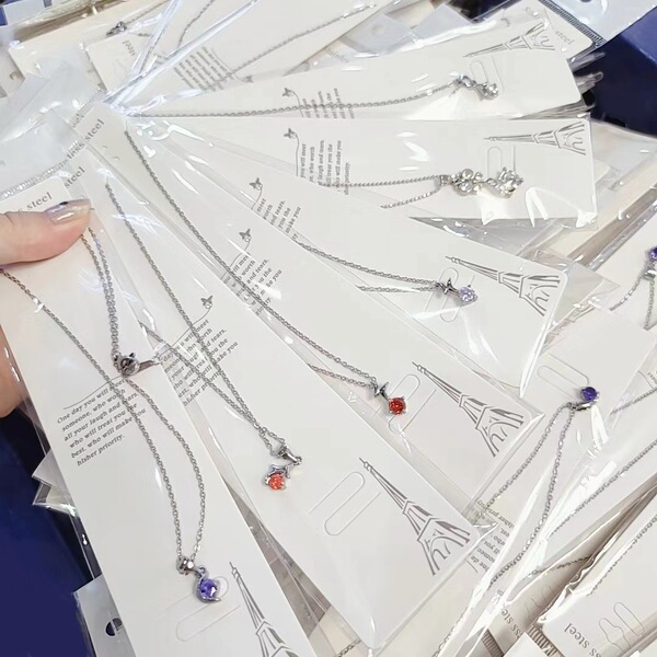 Cute fashionable universal necklace stainless steel