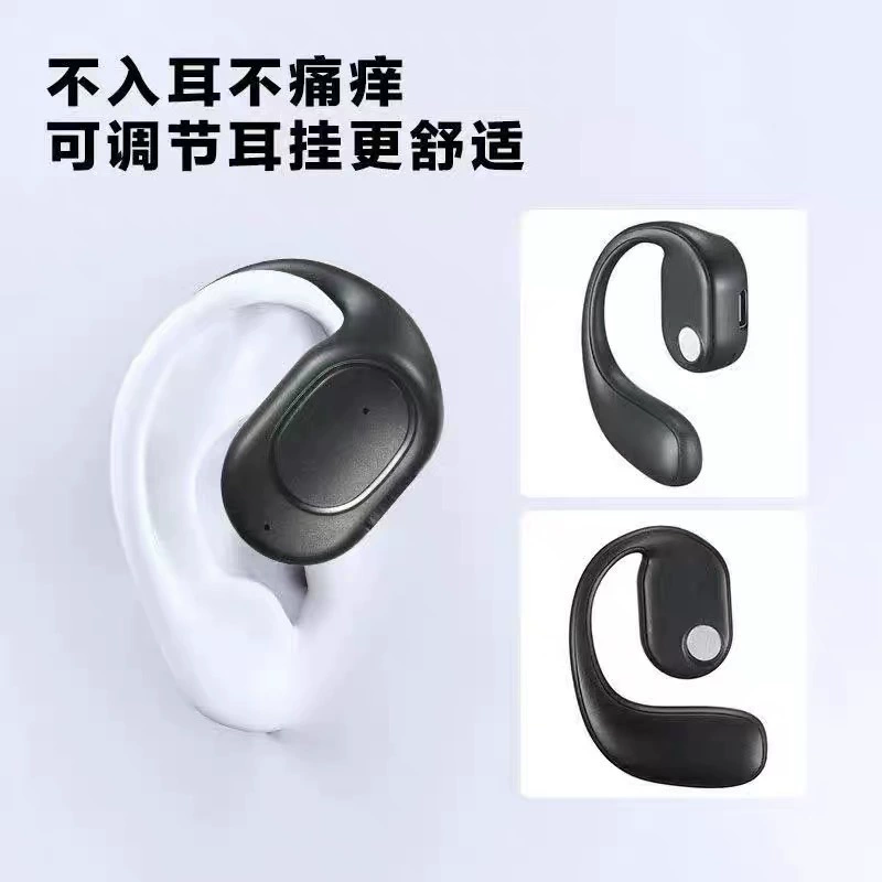 Беспроводные Bluetooth наушники с ушным крючком, без ушного крючка, открытый стиль, односторонние, длительное ношение без боли, длительная работа батареи для тренировок