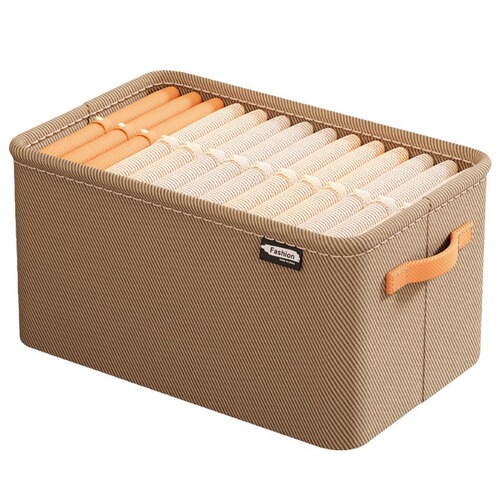 New type of clothing storage basket, thickened steel frame storage box, sundry clothing and pants storage artifact, a must-have for home dormitories