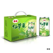 泰山仙草蜜330克*12罐凉茶烧仙草颗粒清爽休闲饮料整箱