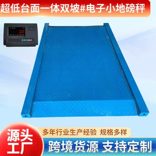 定制碳钢不锈钢304超低台面双坡电子小地磅秤1吨2吨3吨工业地磅称
