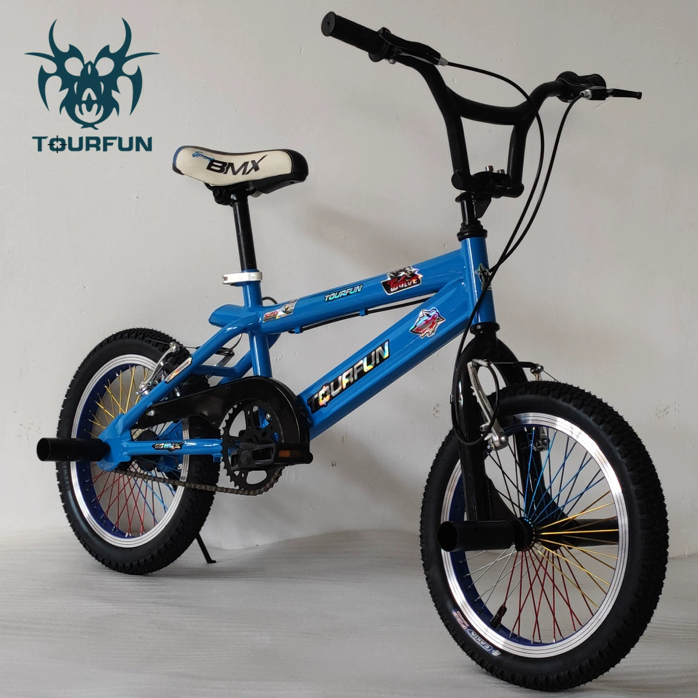 16inch BMX BMX Фристайл-трюковой автомобиль Амортизирующий автомобиль для уличного восхождения Велосипед Акробатические навыки автомобиля