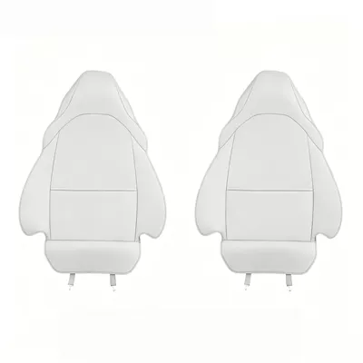ModelY/3 new version seat anti-kick: Chair back anti-kick pad - high-performance-version-modely3-seat-anti-kick-pad-single-pocket-light-gray-2-piece-set