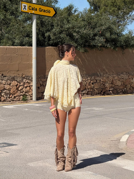Fashionable lace summer set