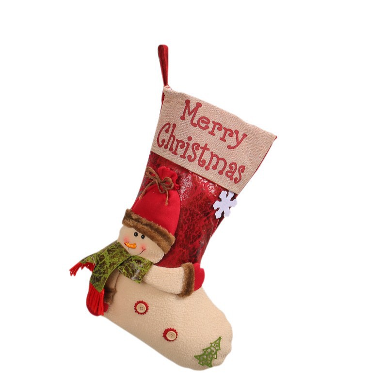 Papá Noel muñeca medias de Navidad medias de Navidad estereoscópicas medias de Navidad medias de Navidad aumentadas medias de Navidad gruesas bolsas de regalo