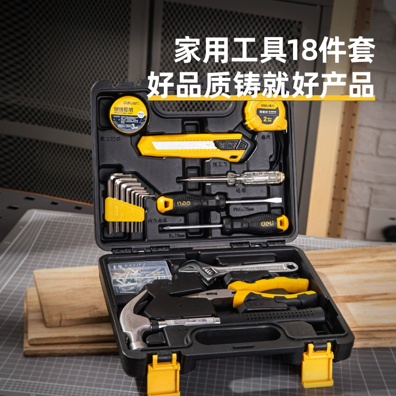 Electric set for repair, screwdriver, wrench, flashlight