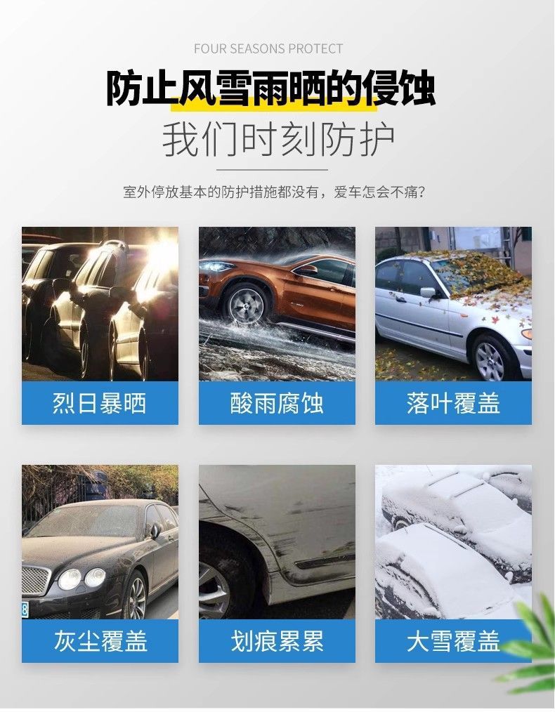 Special anti-hail car cover for the new Mercedes-Benz GLC260/300, sun-proof, rain-proof, dust-proof, heat-insulating, thick sunshade car cover
