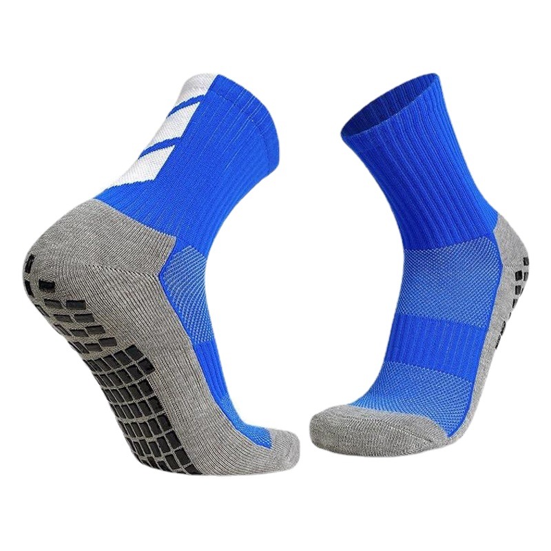 Professional football socks thickened towel bottom socks men's silicone non-slip mid-calf socks basketball socks running fitness sports socks