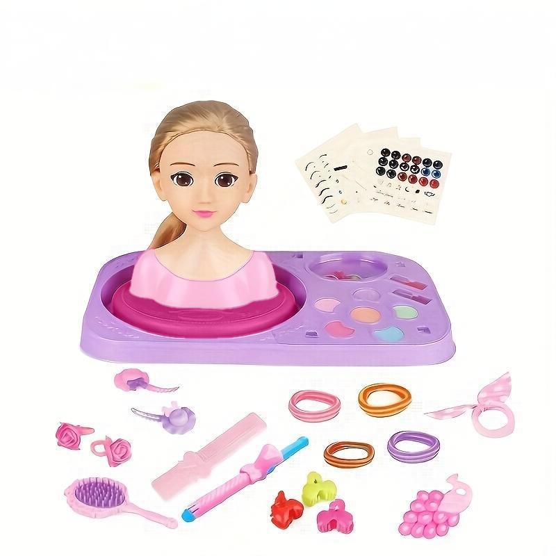 Fábrica de suministro de maquillaje para niños en casa maquillaje juguetes de peluquería para niñas vestido modelado muñeca set juguetes