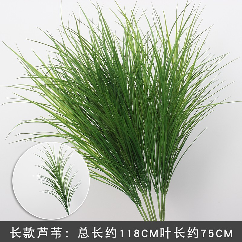 2025 nueva imitación de plantas verdes de flores de hierba de hierba decoración de fondo de boda flores verdes colgantes flor de bodas