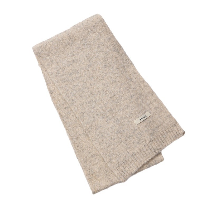 Tejido bufandas de lana mujeres otoño invierno de alto nivel sensación de red inns caliente versátil estudiantes coreanos simple buñuelo al por mayor