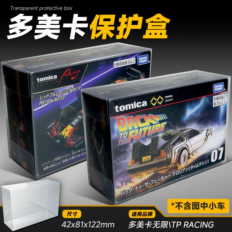 Hot Wheel Match Box Domeka TLV Tuoyi MINIGT Car Model Storage Box PVC защитная коробка пылезащитная прозрачная коробка