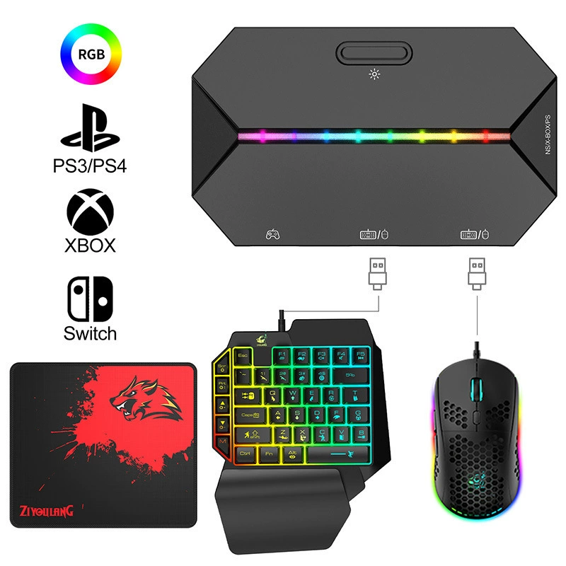 自由狼 G6L converter SWITCH XBOXPS4 SOOC Game Handle Handle Turn Keyboard Mouse Converter