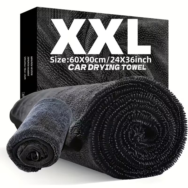 Car Accessories Double-Sided Braided Car Cleaning Towel, Extra-Large Microfiber Spiral Towel, Absorbent Car Wash Towel Car Accessories Double-Sided Braided Car Cleaning Towel, Extra-Large Microfiber Spiral Towel, Absorbent Car Wash Towel