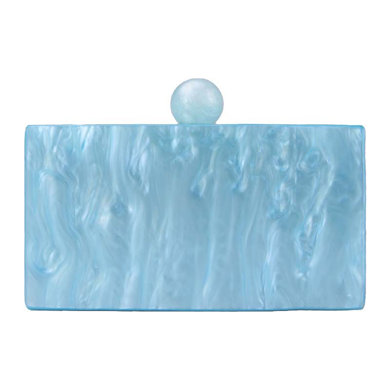 330g Weight Cotton Lining Material Clasp Frame Closure Type Chain Strap Type Shoulder Bag, Clutch Bag, Evening Bag Bags Type Party Occasion Acrylic Material Marble Pattern All Seasons Season Women's Gender Vintage Style Style Square Shape Sky Blue, White, Yellow Color Sky Blue White Yellow Arylic Marble Square Evening Bags 10