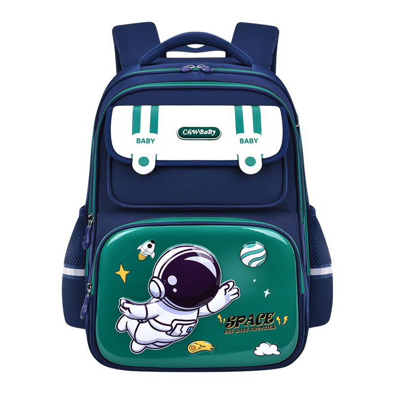 2024 nueva mochila escolar para niños 1236 grados espalda baja carga mochila espacial dura para niños