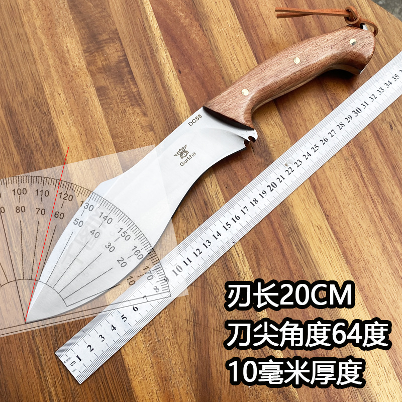 10毫米厚户外刀具柴刀一体龙骨高硬度手工锻打刀野外求生防身随身