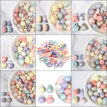 亚克力马卡龙散珠串珠手工DIY编织串珠制作服饰饰品配件珠光散珠
