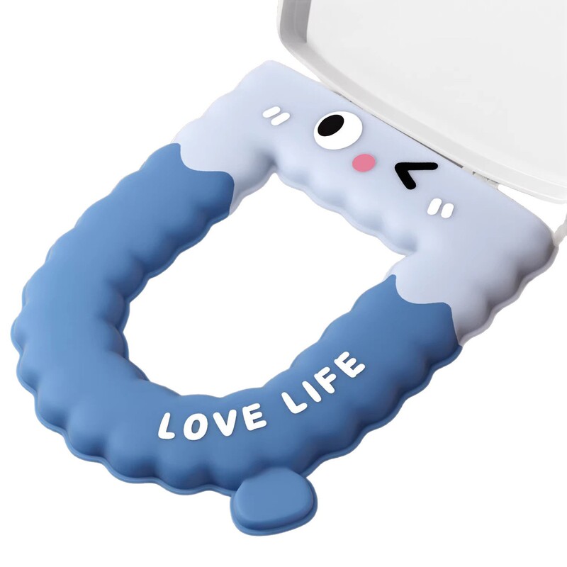 防水と断熱、オールシーズン万能トイレマット、発泡EVA漫画レース便座カバー、洗濯不要の便座カバー卸売|undefined