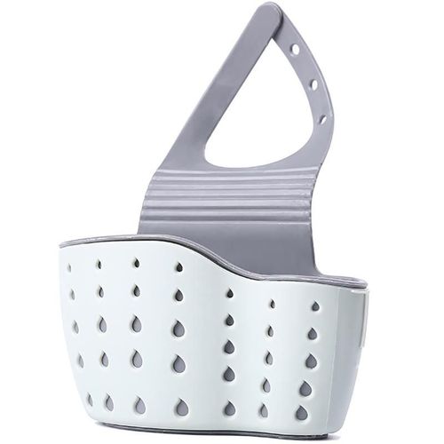 Kitchen sink drain basket hanging bag faucet sponge storage rack washing dishes sink free punch storage hanging basket