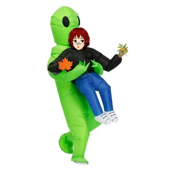 Cross-Border Halloween Costumes Outdoor Funny Astronaut Inflatable Suit Alien Hugging Inflatable Suit
