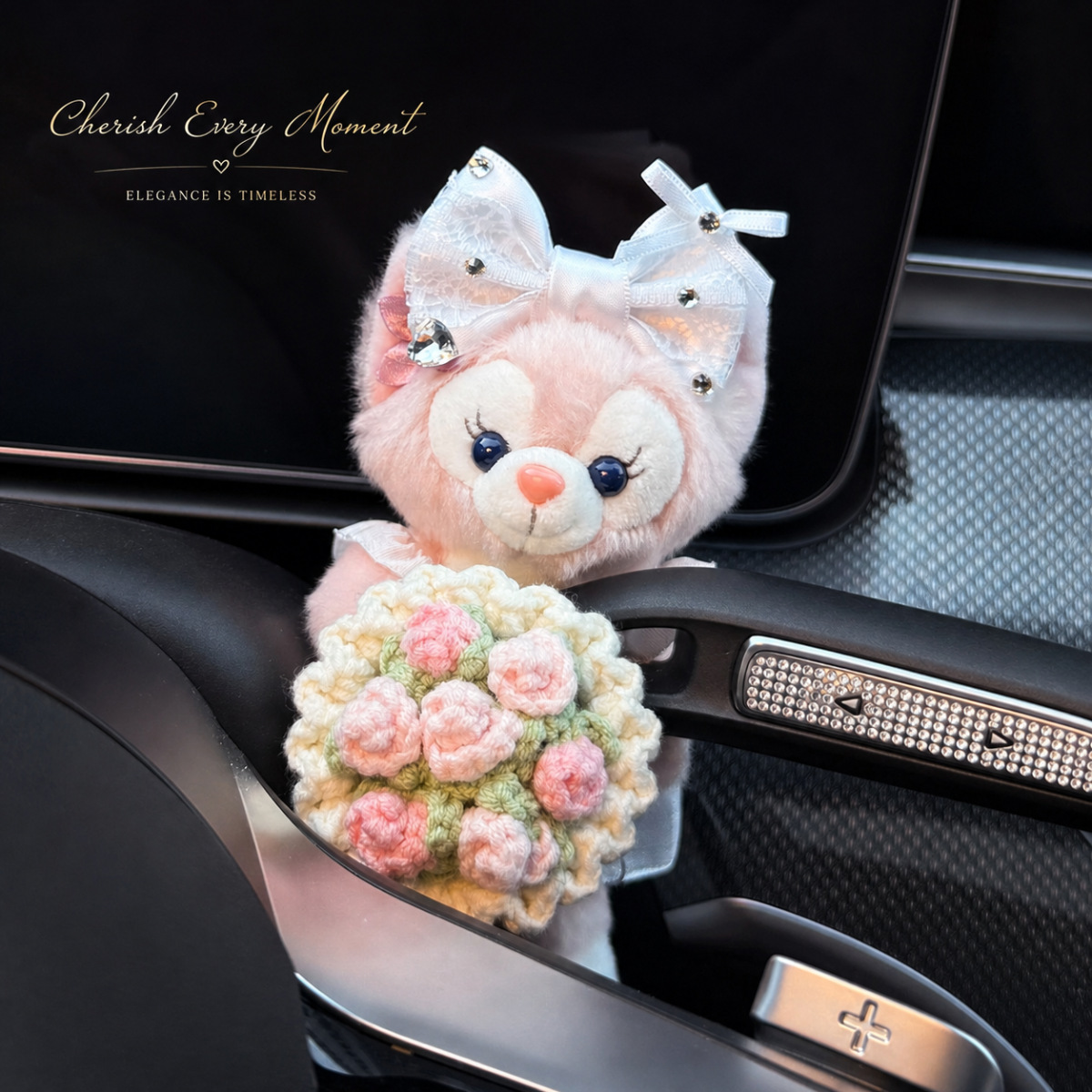 Car Dashboard Doll Interior Wiper Turn Signal Decoration Figurine 2026 New Model Stellalou Cute Girl