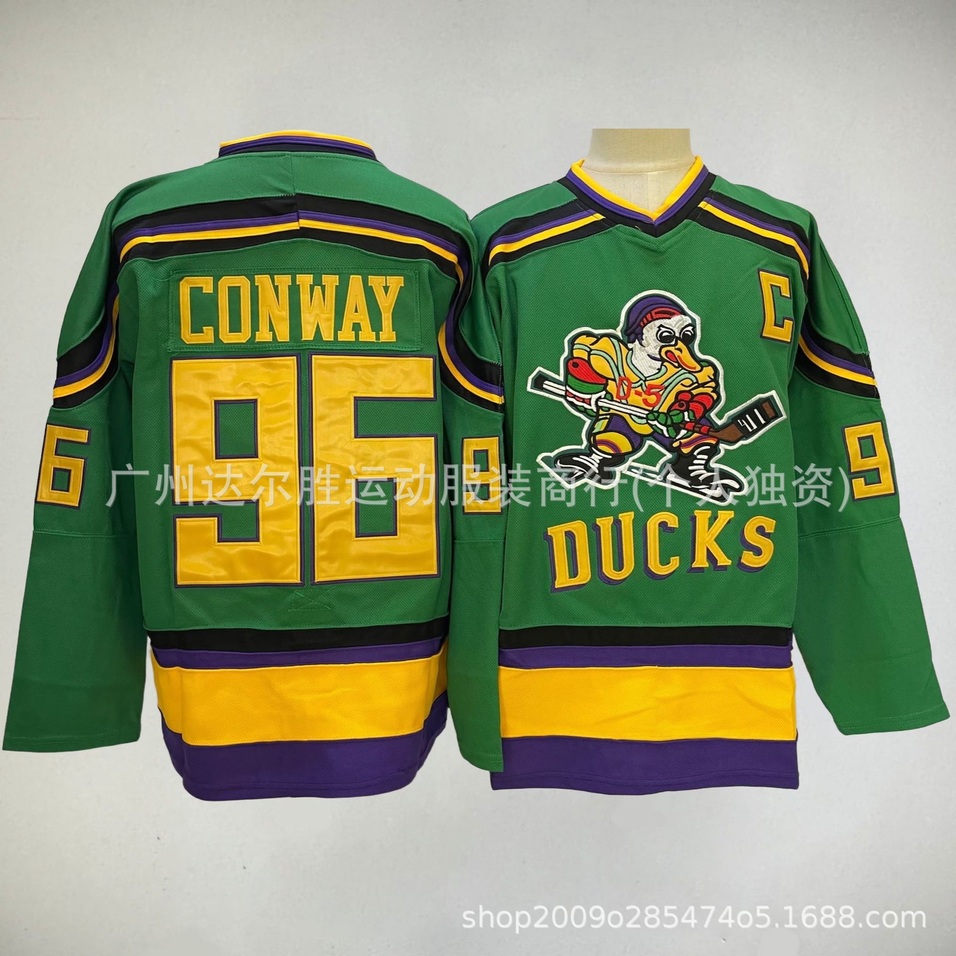 Men's Anaheim Ducks # 96 Conway / # 99 Reverse Retro Jersey