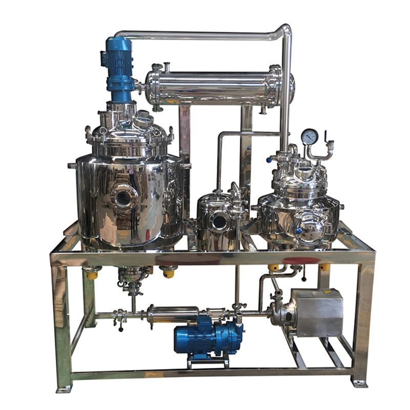 不锈钢提取罐提取浓缩设备多功能搅拌提取罐精油提取机组 定制