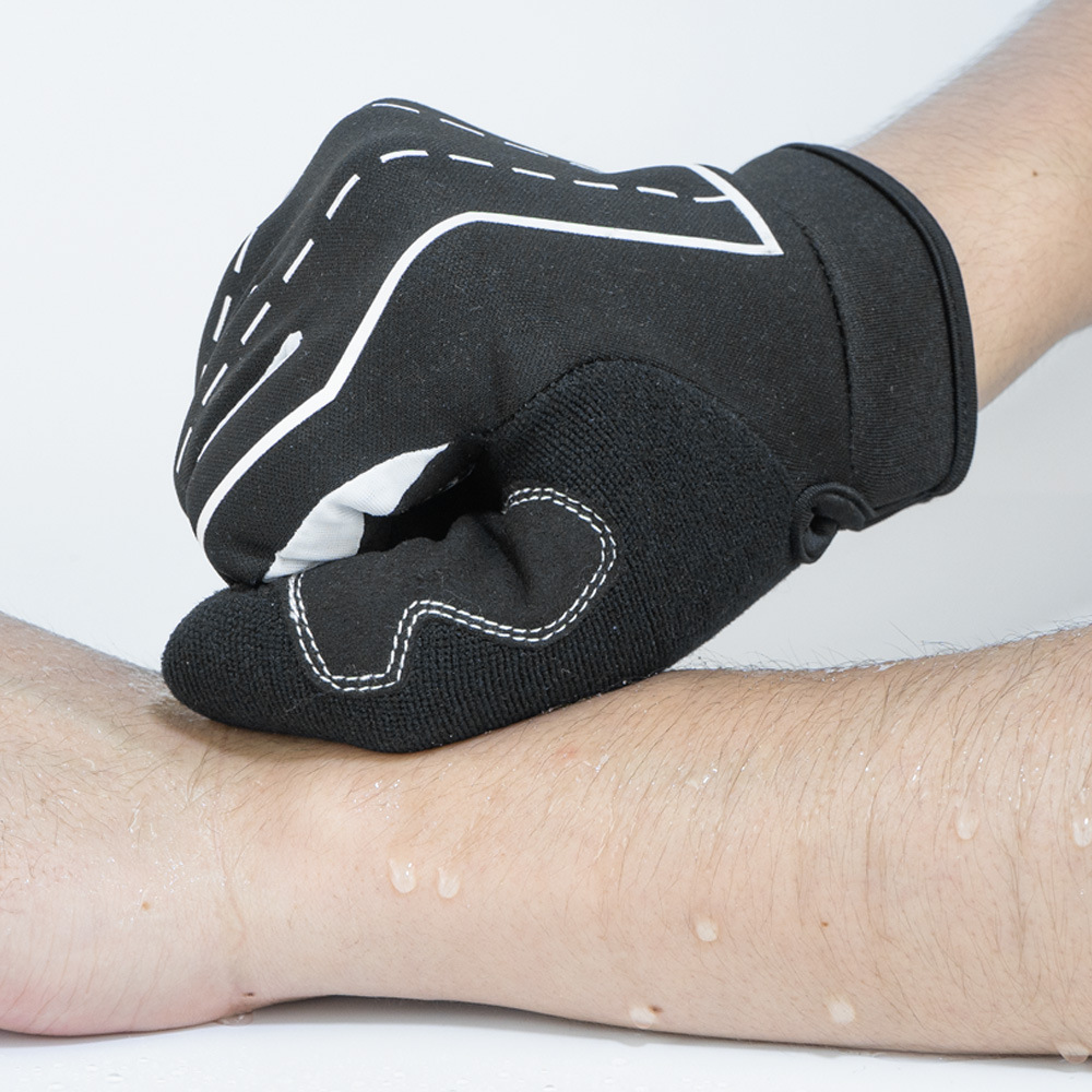 冬天騎行保暖手套戶外運(yùn)動長指加絨防滑觸屏加絨自行車電動車手套