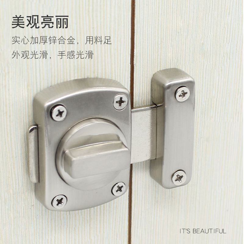Su popular aleación de zinc engrosada puerta pequeña puerta corredera de cierre izquierda y derecha puerta corredera rojo antiguo perno de la puerta al por mayor