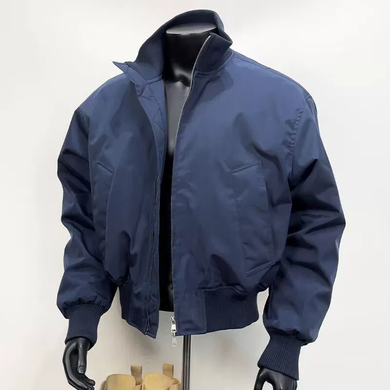 Short winter down jacket, American style, increased thickness, for beloved
