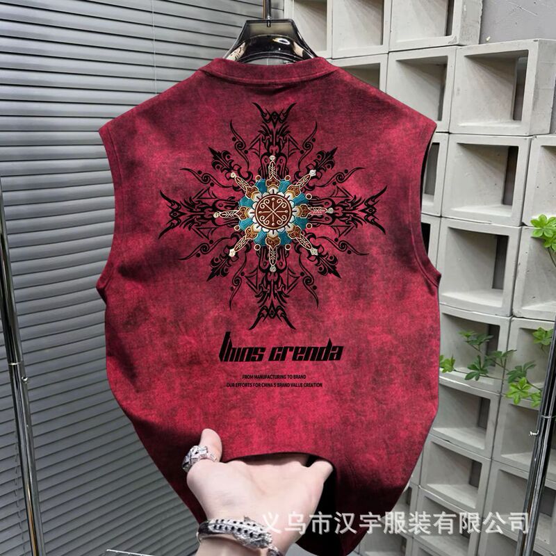 Amazon, Y2 Short-Sleeved Men's T-Shirt with Customizable Patterns, Digital High-Definition Printing, Y2K Casual Sleeveless T-Shirt