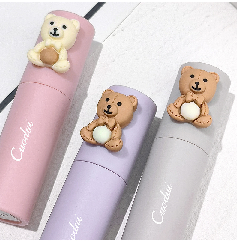 CUODUI Cute Bear Velvet matte Lip Mud, matte lip gloss, moisturizing, affordable lip gloss lipstick wholesale manufacturer consignment undefined