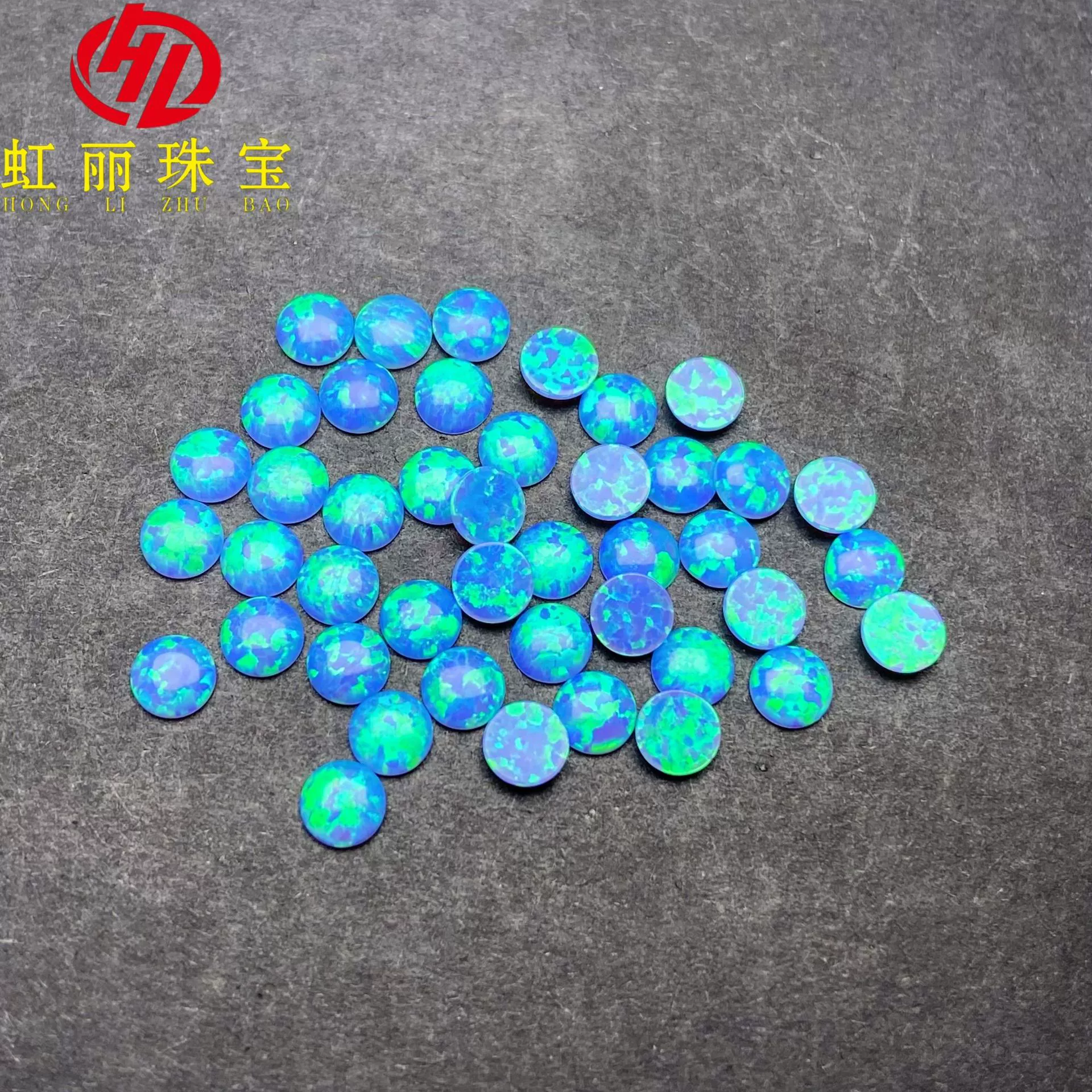 Синтетический опал, круглый, 5 мм, с плоским дном, простой свободный камень, искусственный опал, опал, аксессуары для ювелирных изделий своими руками