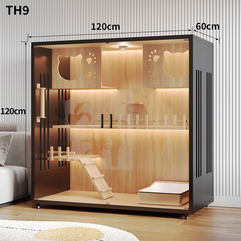 TH9:120X60X120CM은 배변 상자를 보내지 않으며 동료와 비교하여 후면 패널을 두껍게 만듭니다.