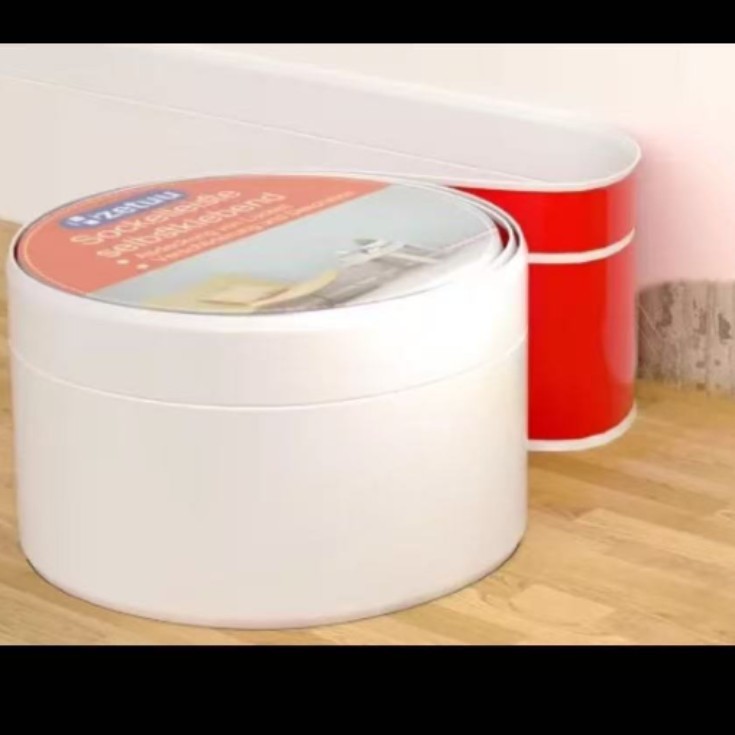 跨境新款PVC软质踢脚线自粘地脚线橡胶塑料楼梯地角墙贴墙裙腰线