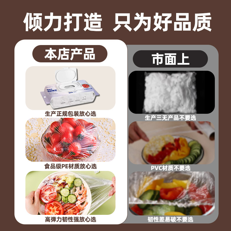 食品级家用保鲜膜套冰箱罩碗菜套碗盖保鲜松紧抗菌保鲜膜罩碗罩|undefined