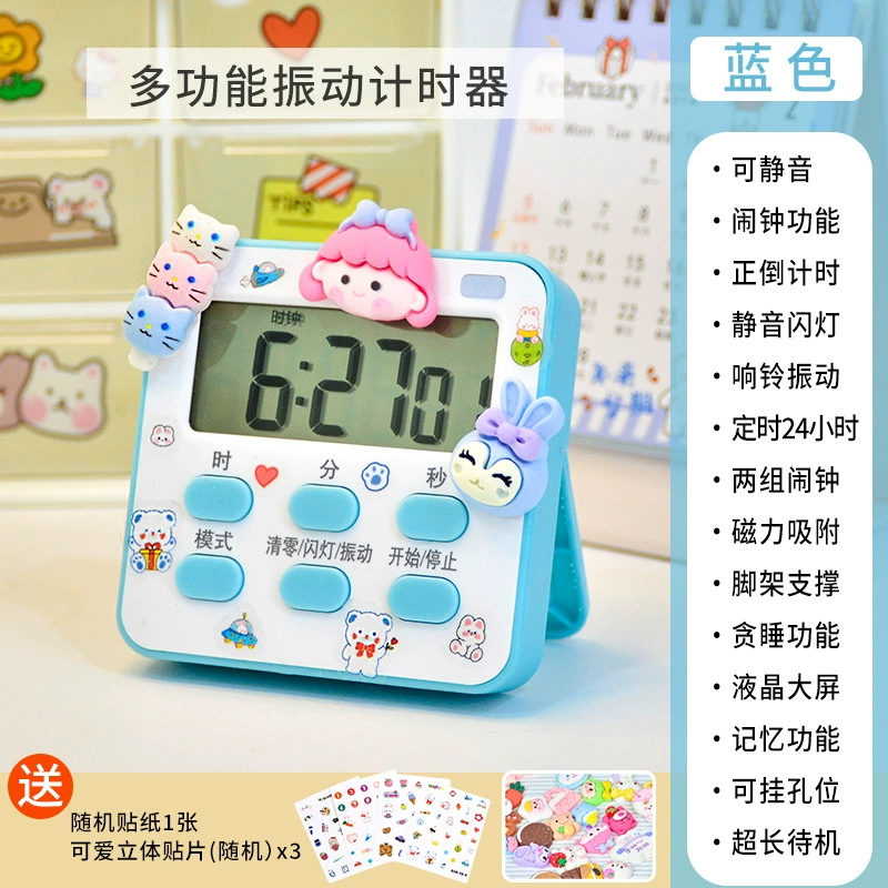 Student dormitory clock alarm clock visual electronic timer kitchen manager timer second table wholesale