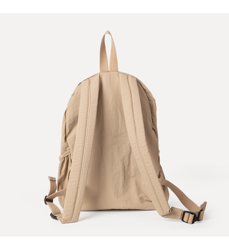 Koreanische Nische Instagram wasserdichter Nylongewebe-Rucksack mit Kordelzug für Damen, vielseitig, leicht, große Kapazität für Studenten_voghion.com
