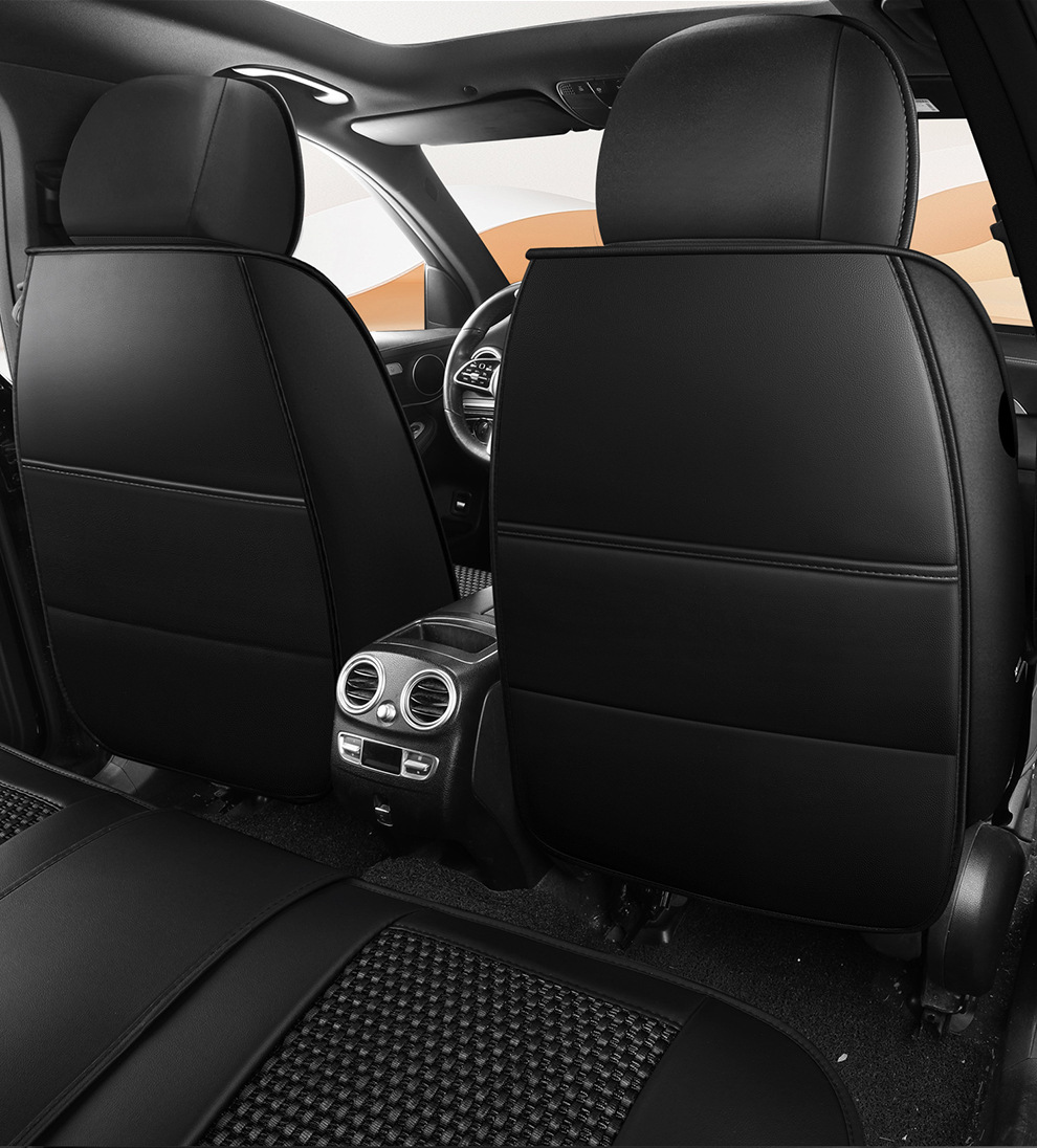 25 Years New Breathable Leather Ice Silk All-Inclusive Four-Season Universal Car Seat Cushion Seat Cover Manufacturer Wholesale Cross-Border